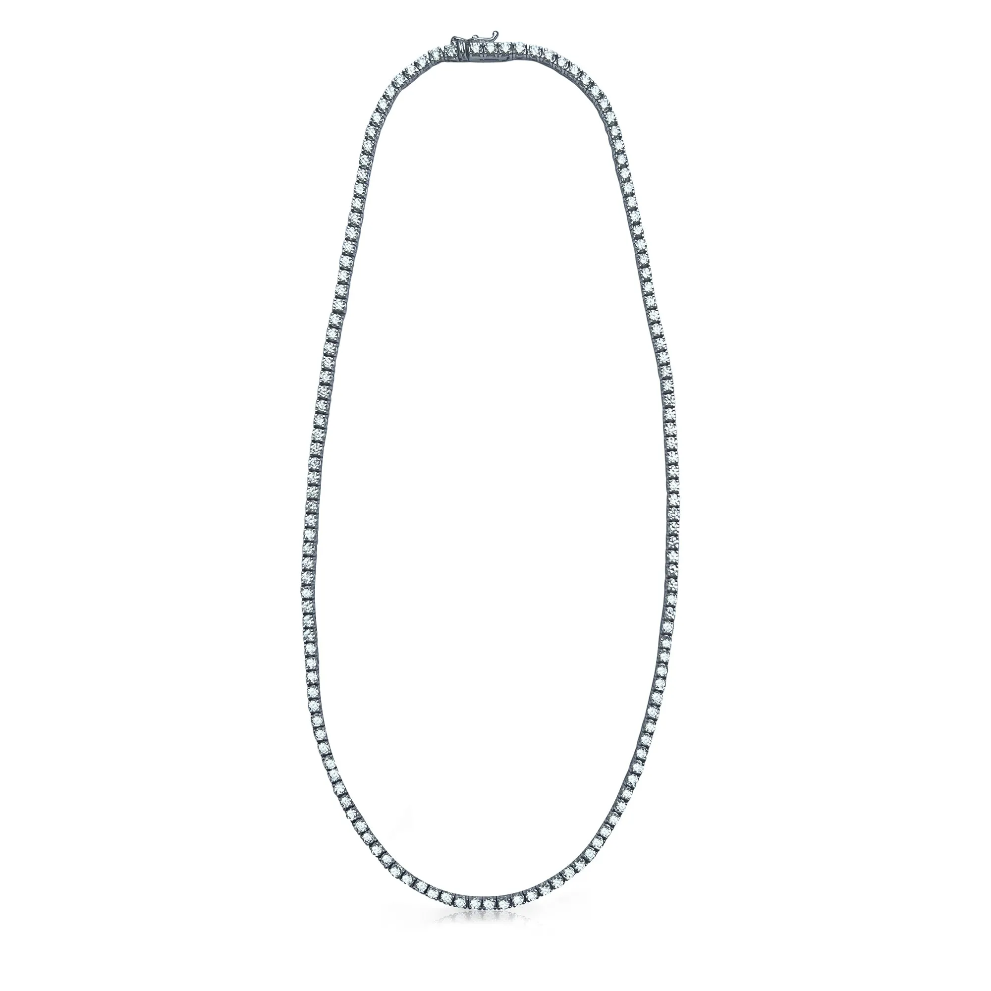 16" Round Diamond Tennis Necklace