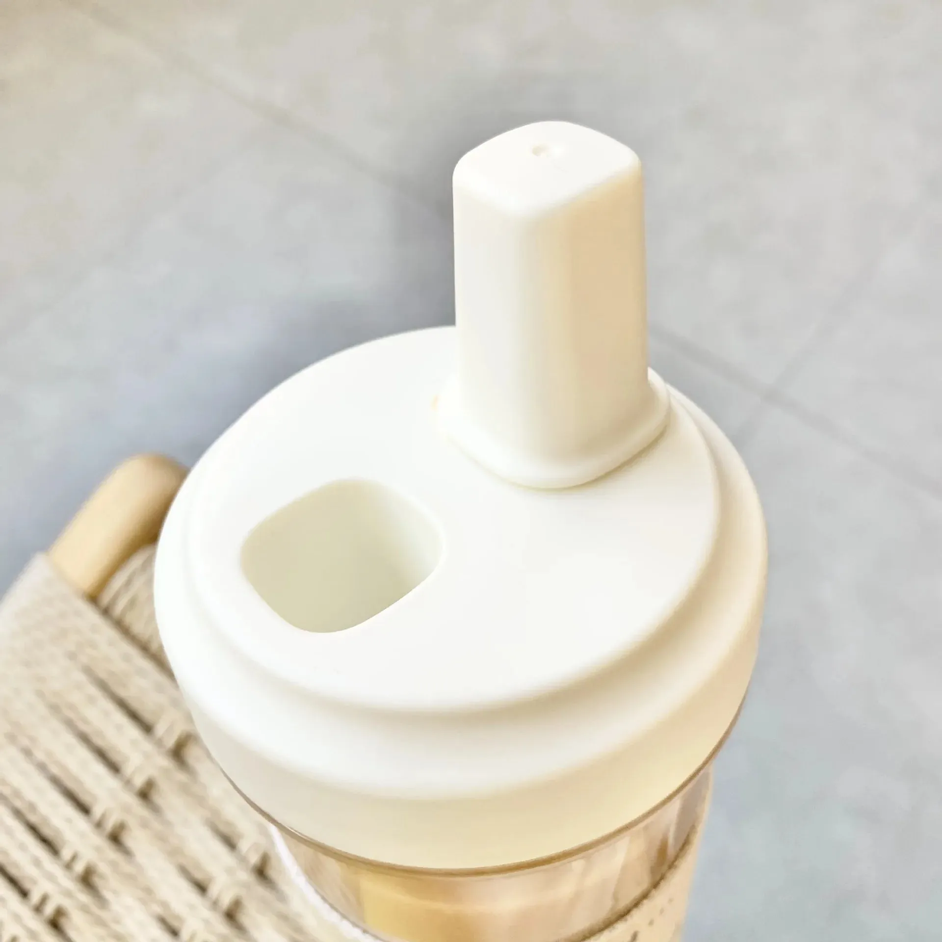 500/850ML Boba Tea Large Capacity Plastic Reusable Bottle