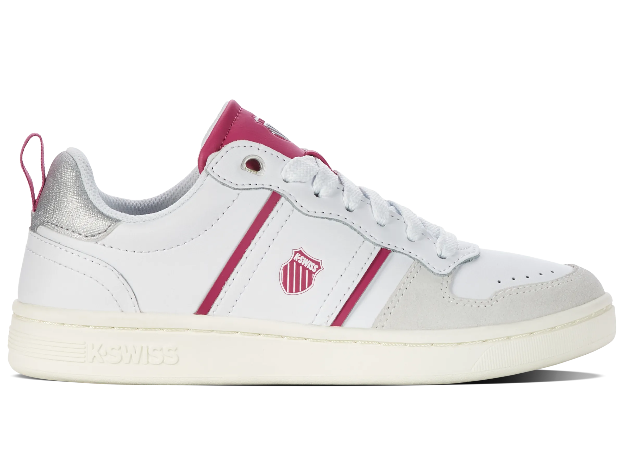 98903-976-M | LOZAN MATCH LTH | WHITE/RASPBERRY/STARWHITE/SILVER