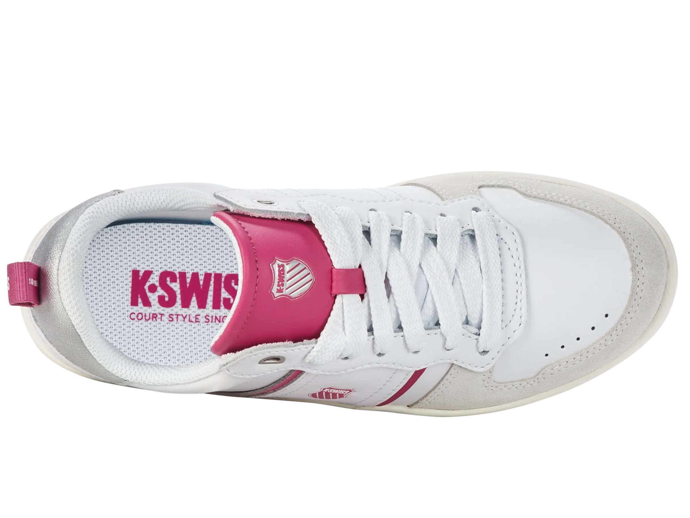 98903-976-M | LOZAN MATCH LTH | WHITE/RASPBERRY/STARWHITE/SILVER