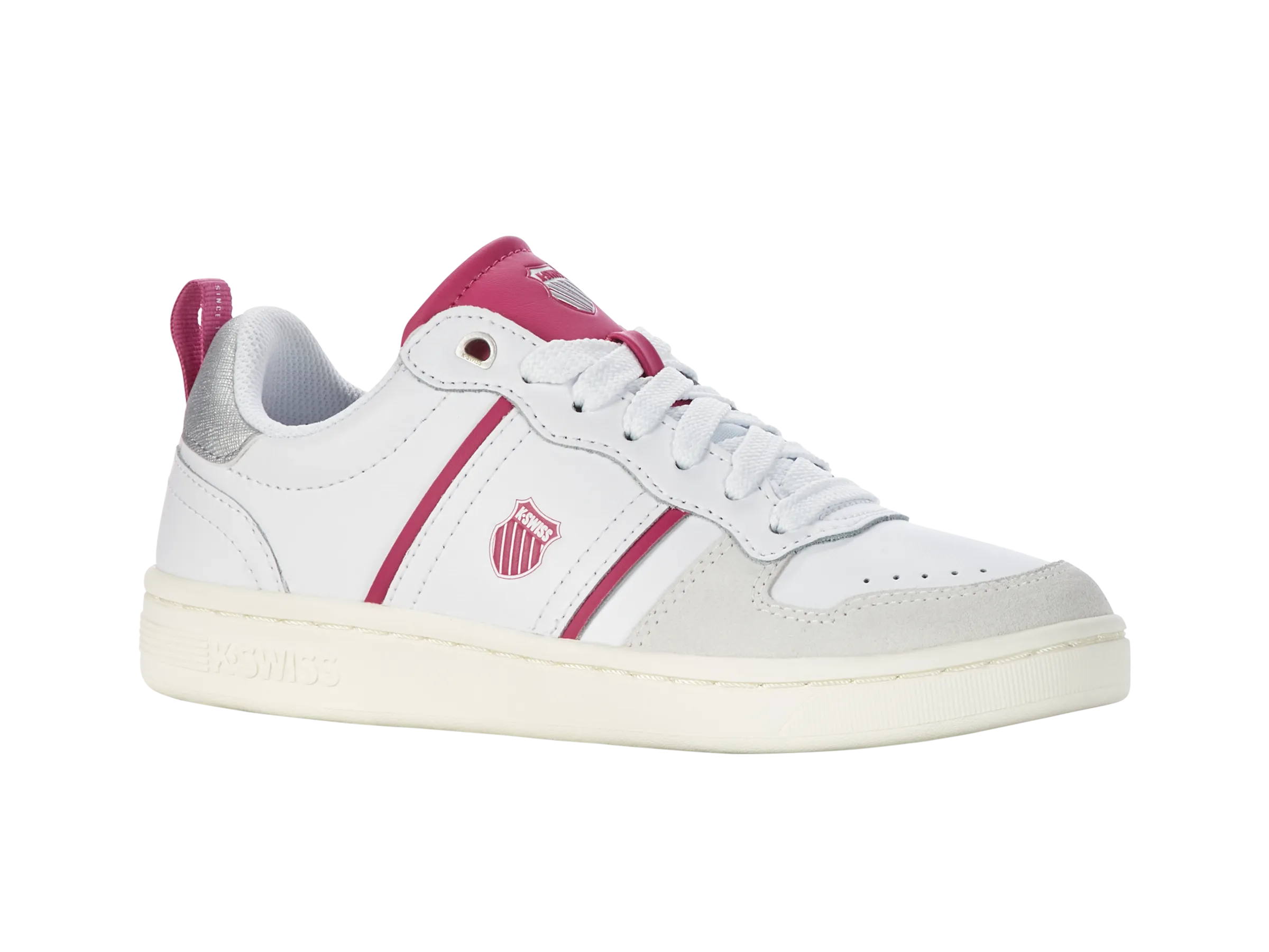 98903-976-M | LOZAN MATCH LTH | WHITE/RASPBERRY/STARWHITE/SILVER