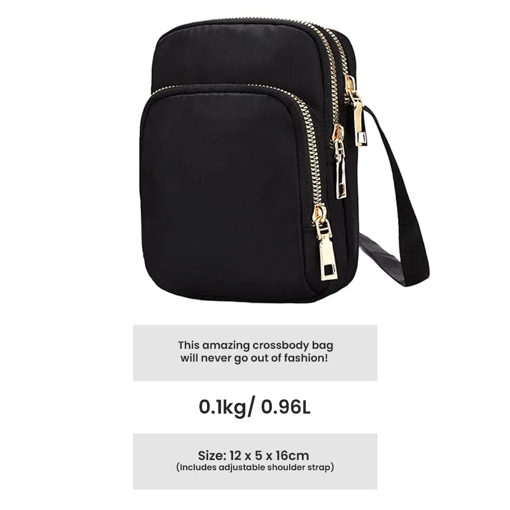 Adjustable Crossbody Bag | 0.9L, Microfibre