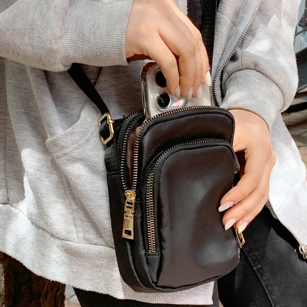 Adjustable Crossbody Bag | 0.9L, Microfibre