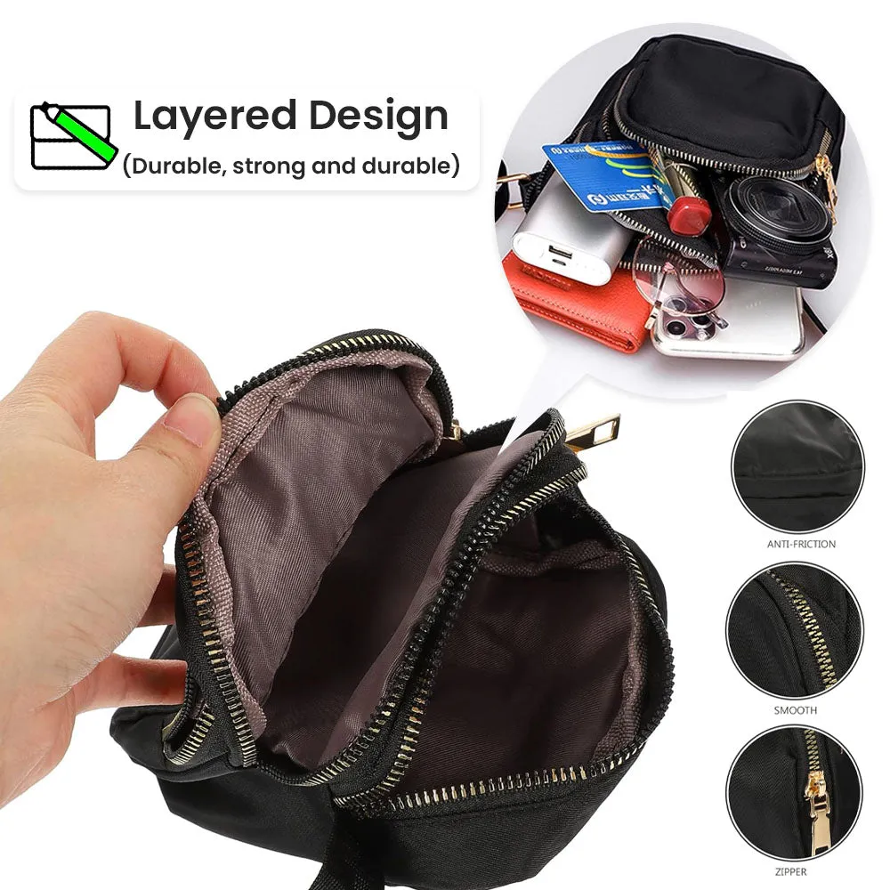 Adjustable Crossbody Bag | 0.9L, Microfibre