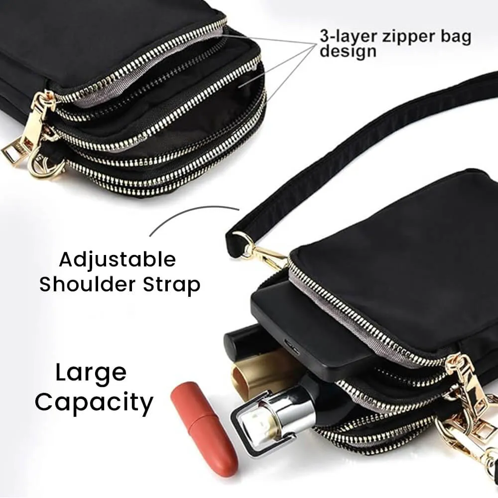 Adjustable Crossbody Bag | 0.9L, Microfibre