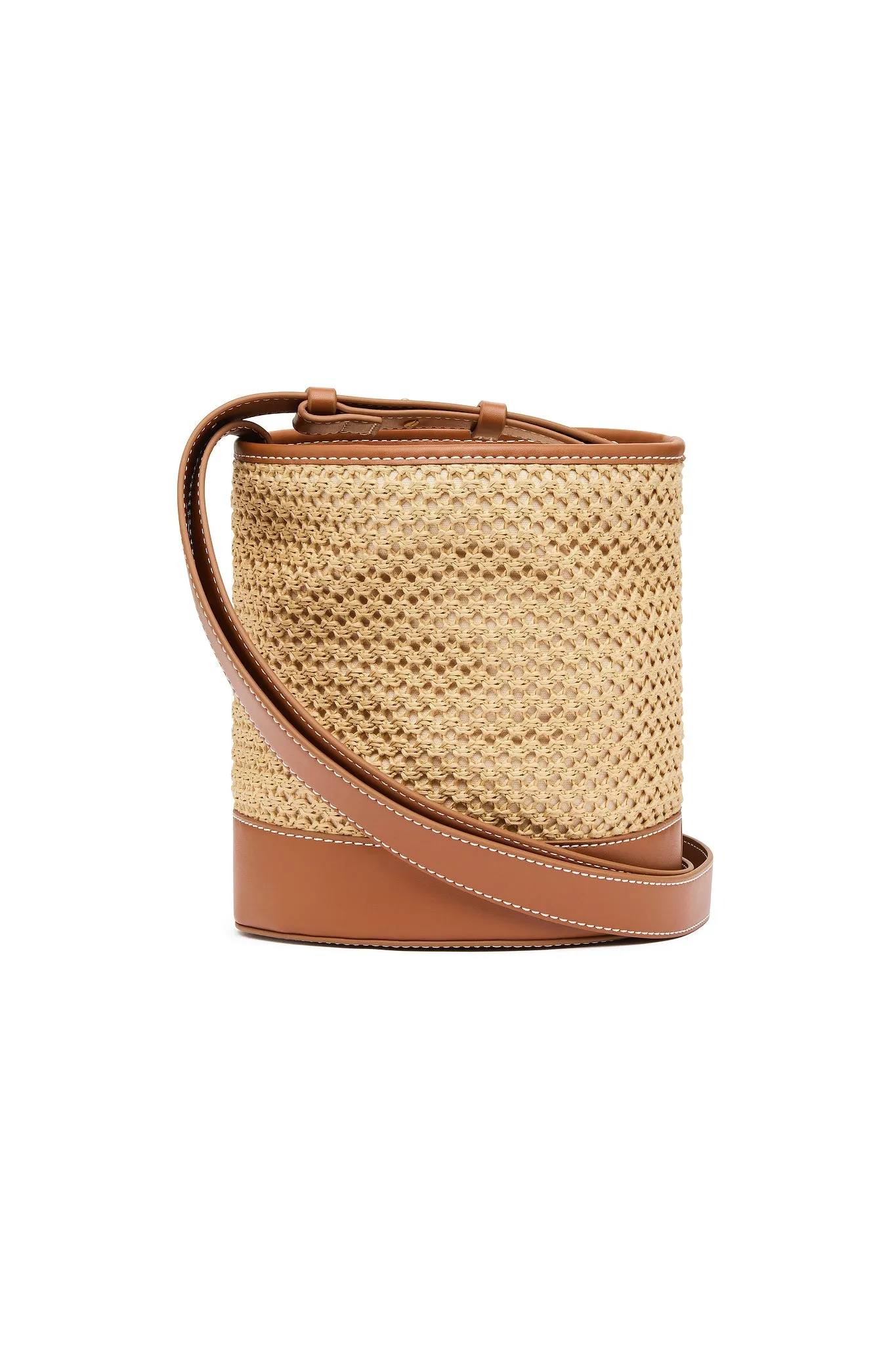 Beam Woven Bucket Bag