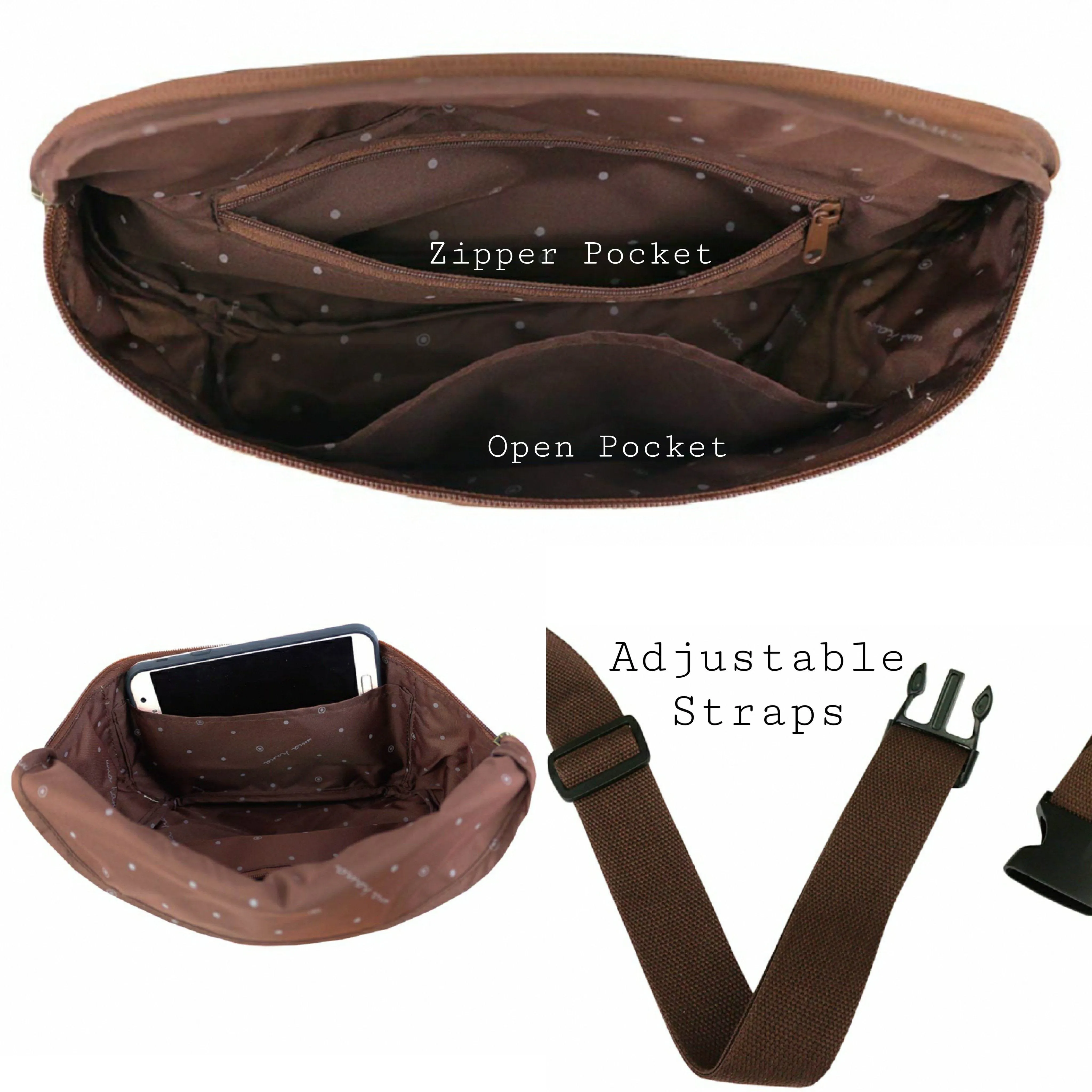 Black Beer Corgi Fanny Pack