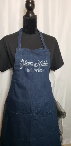 Bling Script Apron
