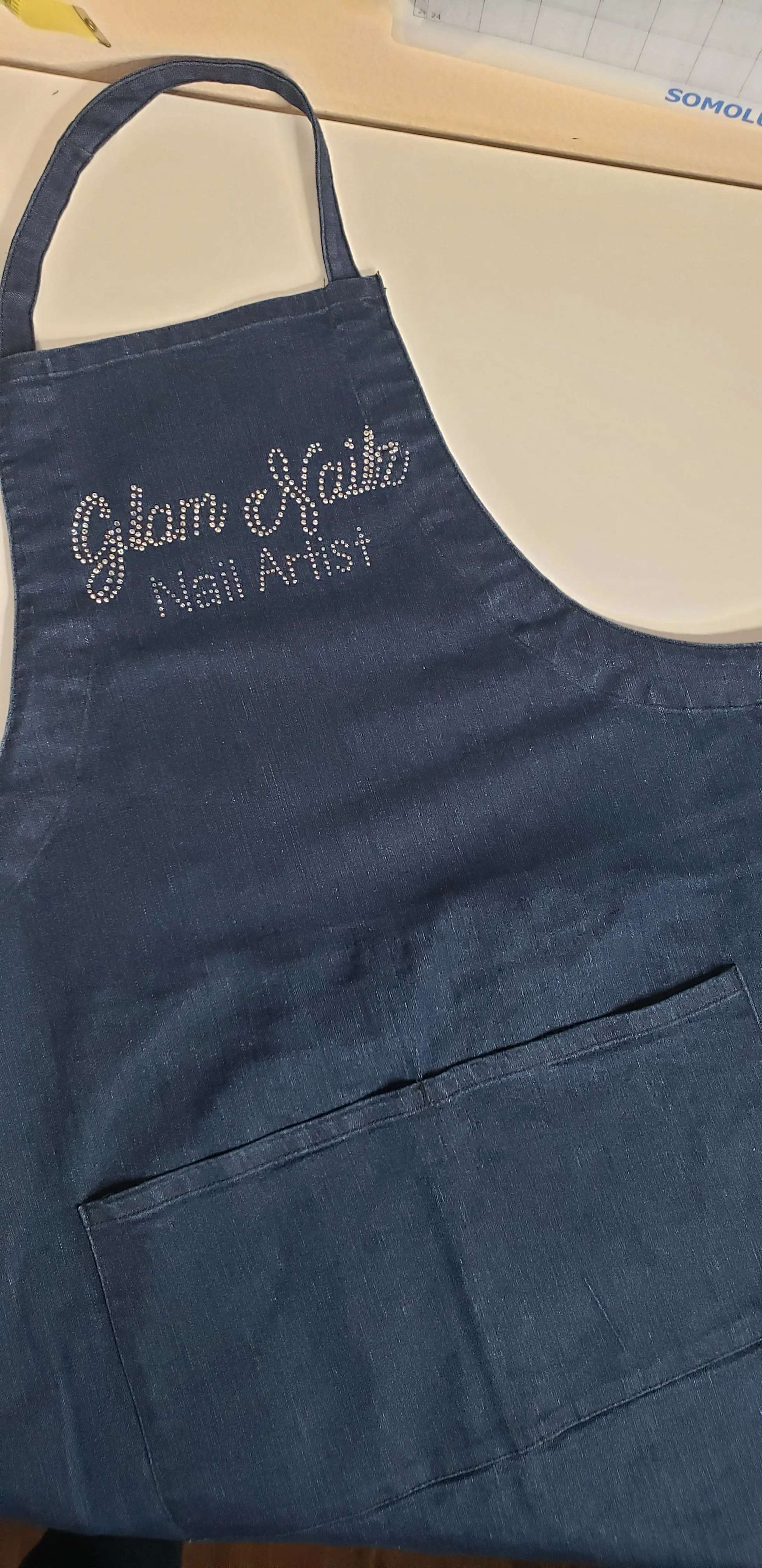Bling Script Apron