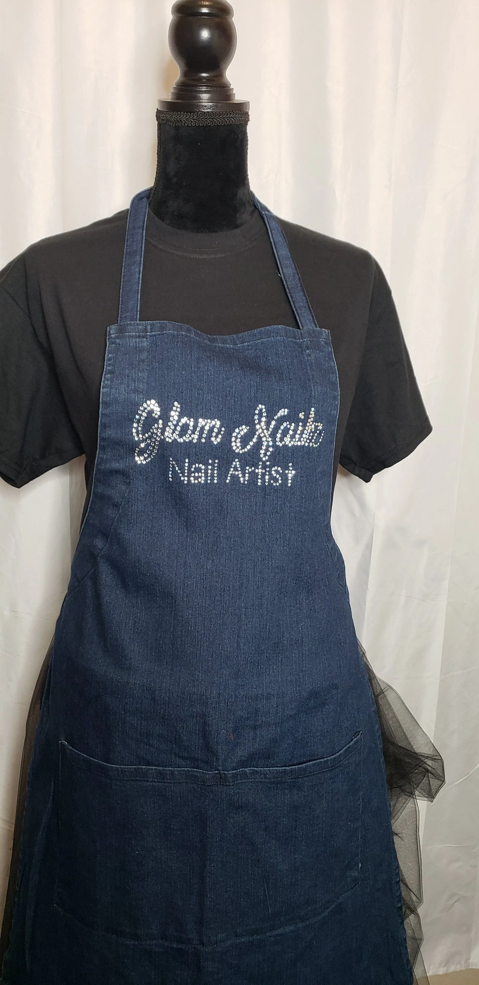 Bling Script Apron