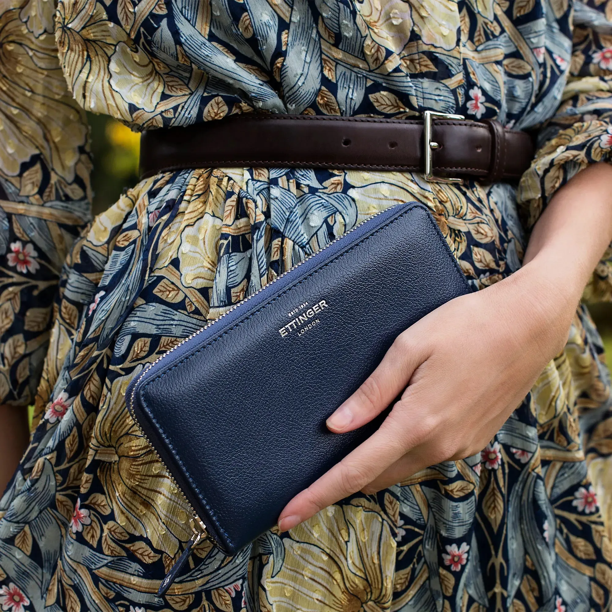 Capra Large Zip-Around Purse