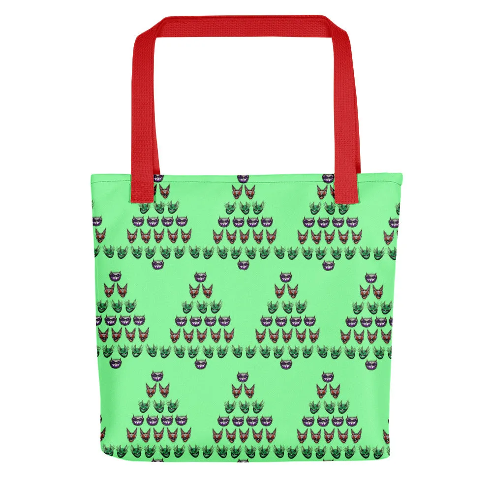 Cat Face Xmas Tote bag