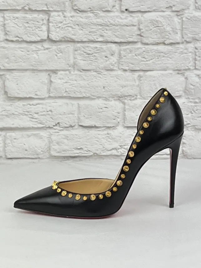 Christian Louboutin Iriza 100 MM Pump, Black, New, Size US 8.5/39