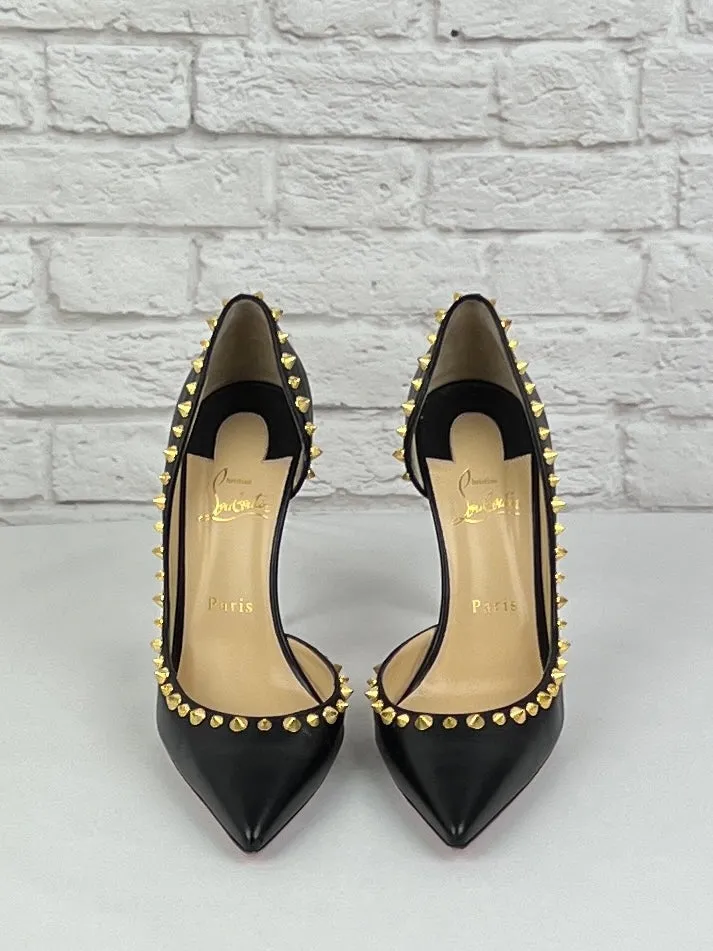 Christian Louboutin Iriza 100 MM Pump, Black, New, Size US 8.5/39