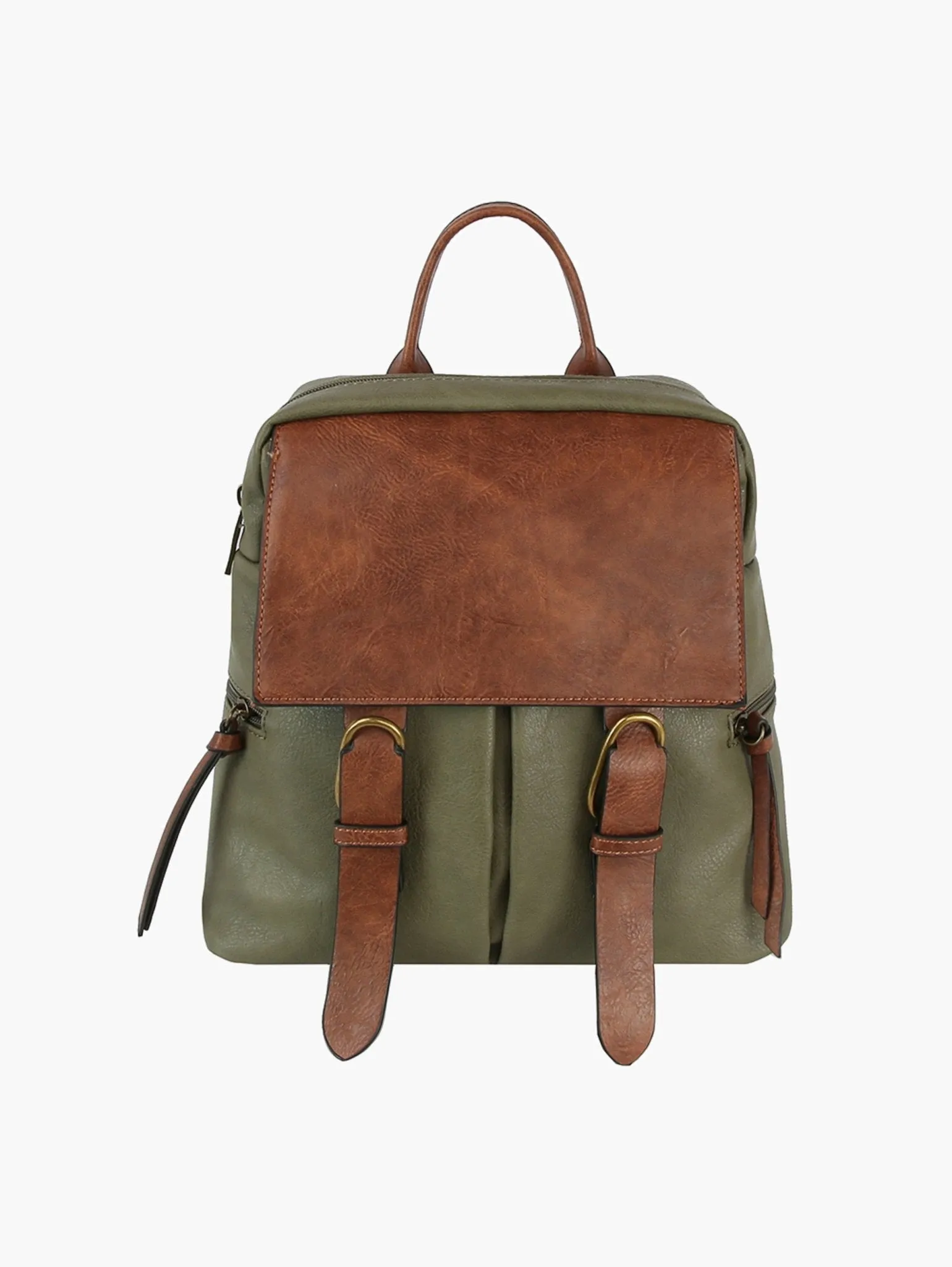 CMS046 Alice Leather Satchel Backpack