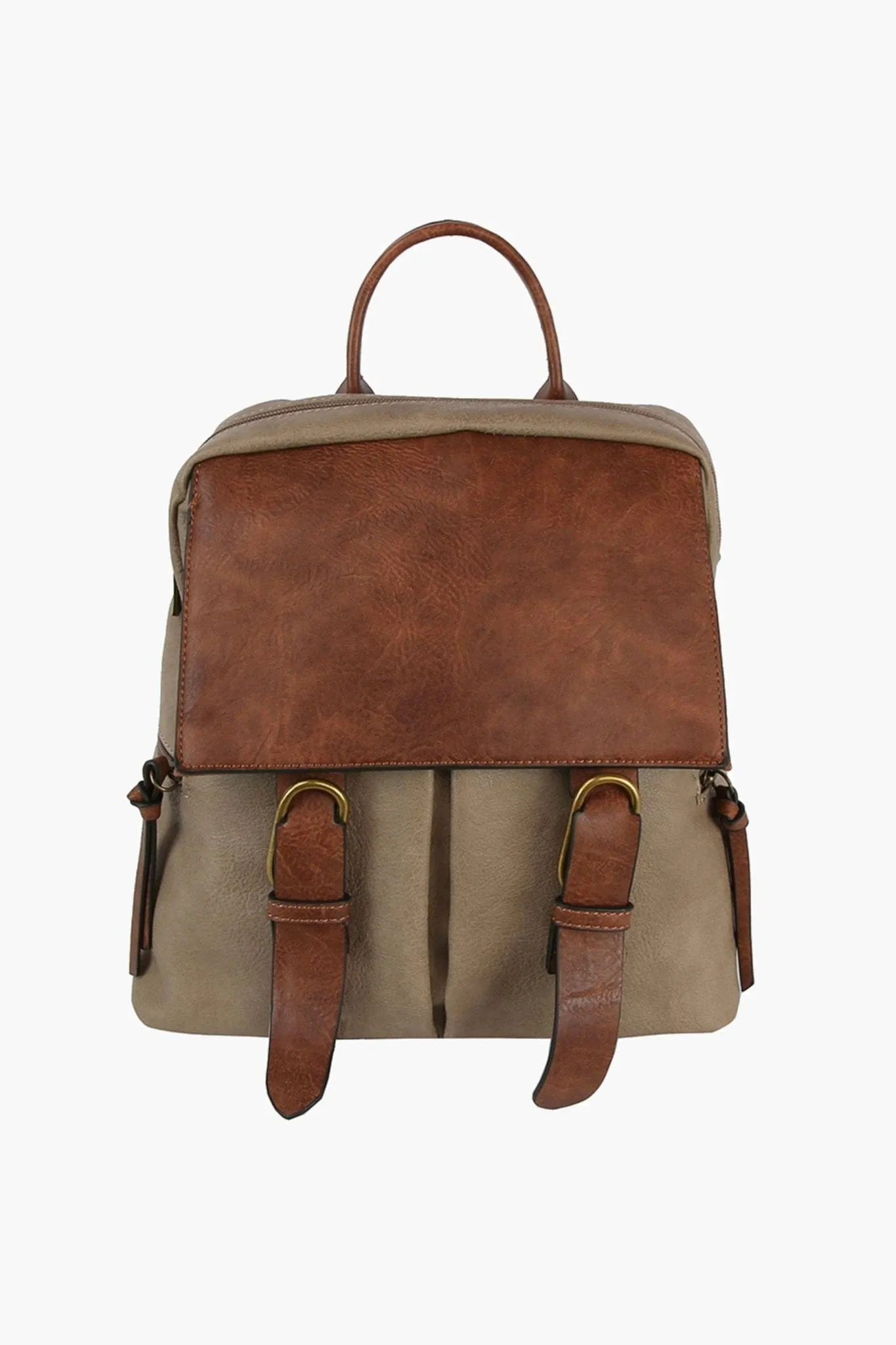 CMS046 Alice Leather Satchel Backpack