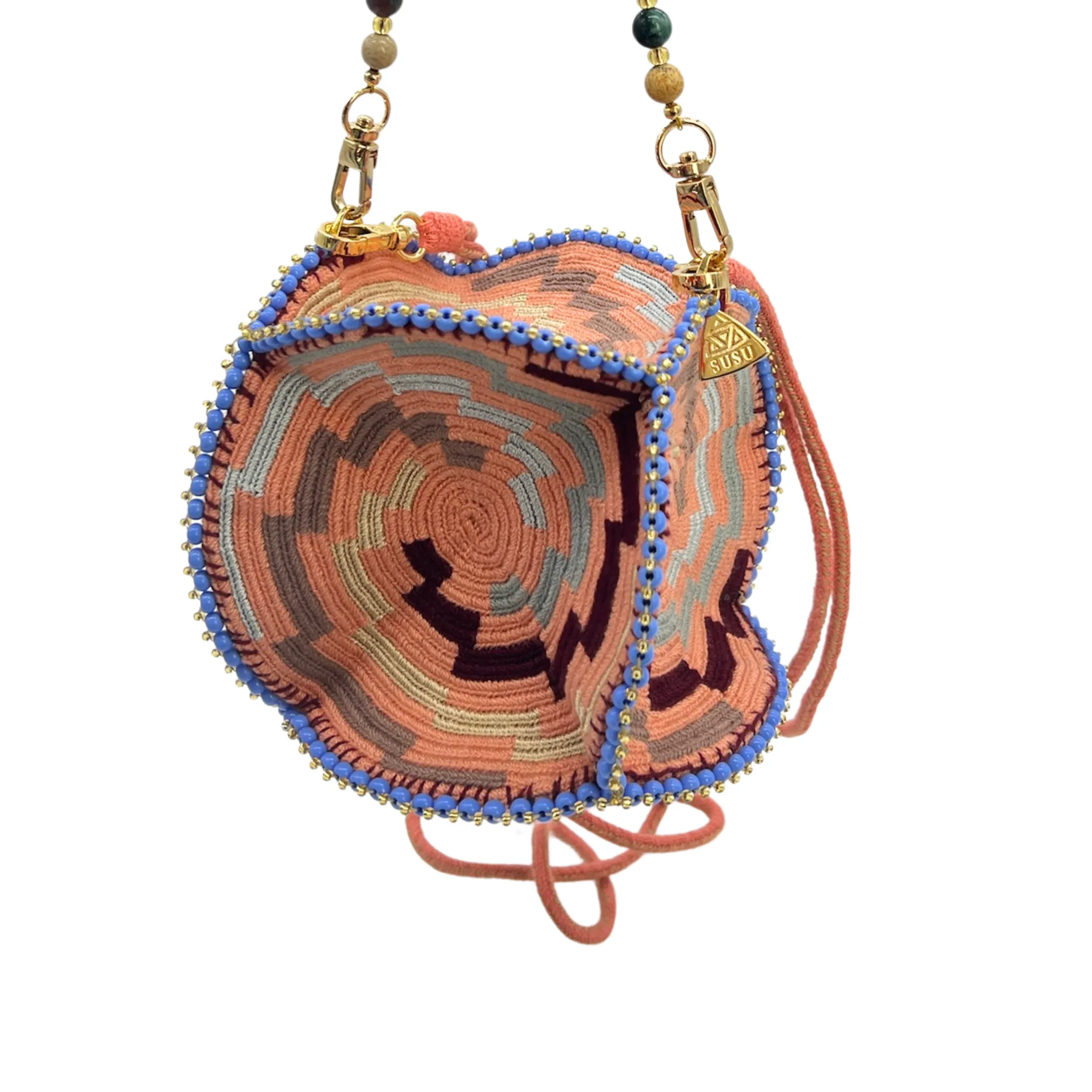 Dim Sum Handbag Pink Grey Blue