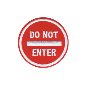 Do Not Enter Patch