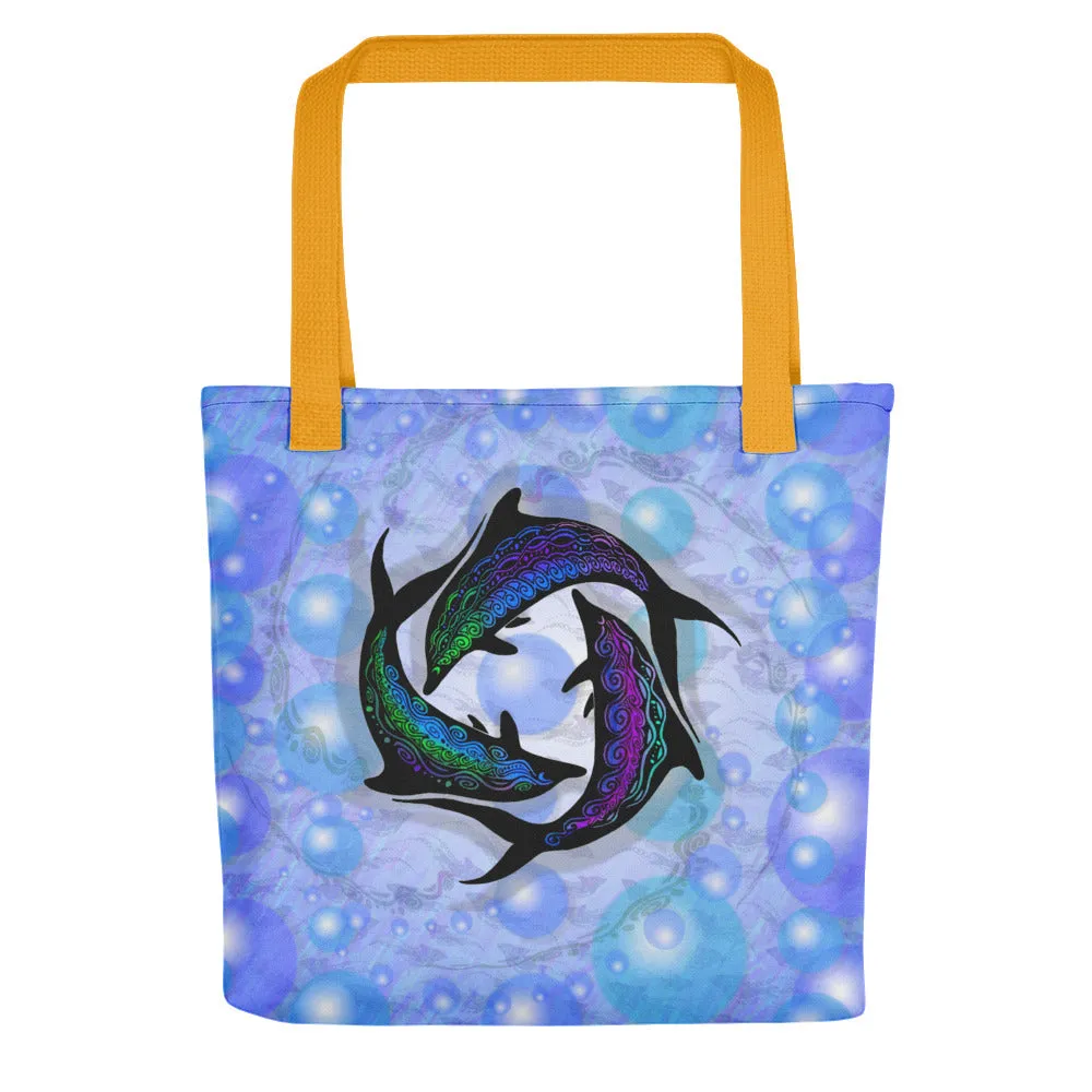 DOLPHINS Tote bag