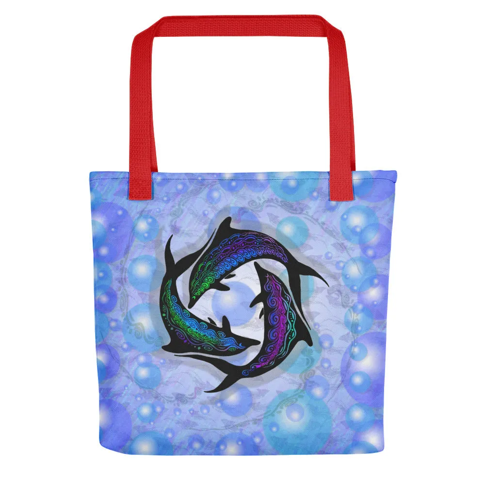 DOLPHINS Tote bag
