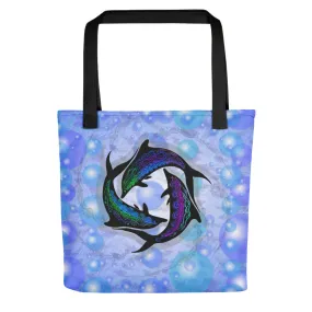 DOLPHINS Tote bag
