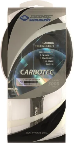 Donic Schildkrot Carbotec 3000 Table Tennis Bat