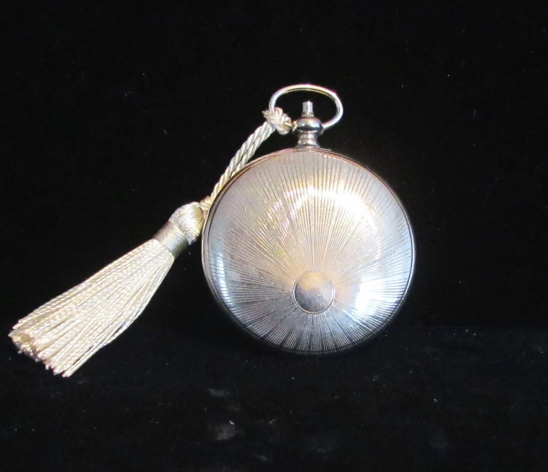 D.R.G.M.a. German Silver Pocket Watch Compact Vintage