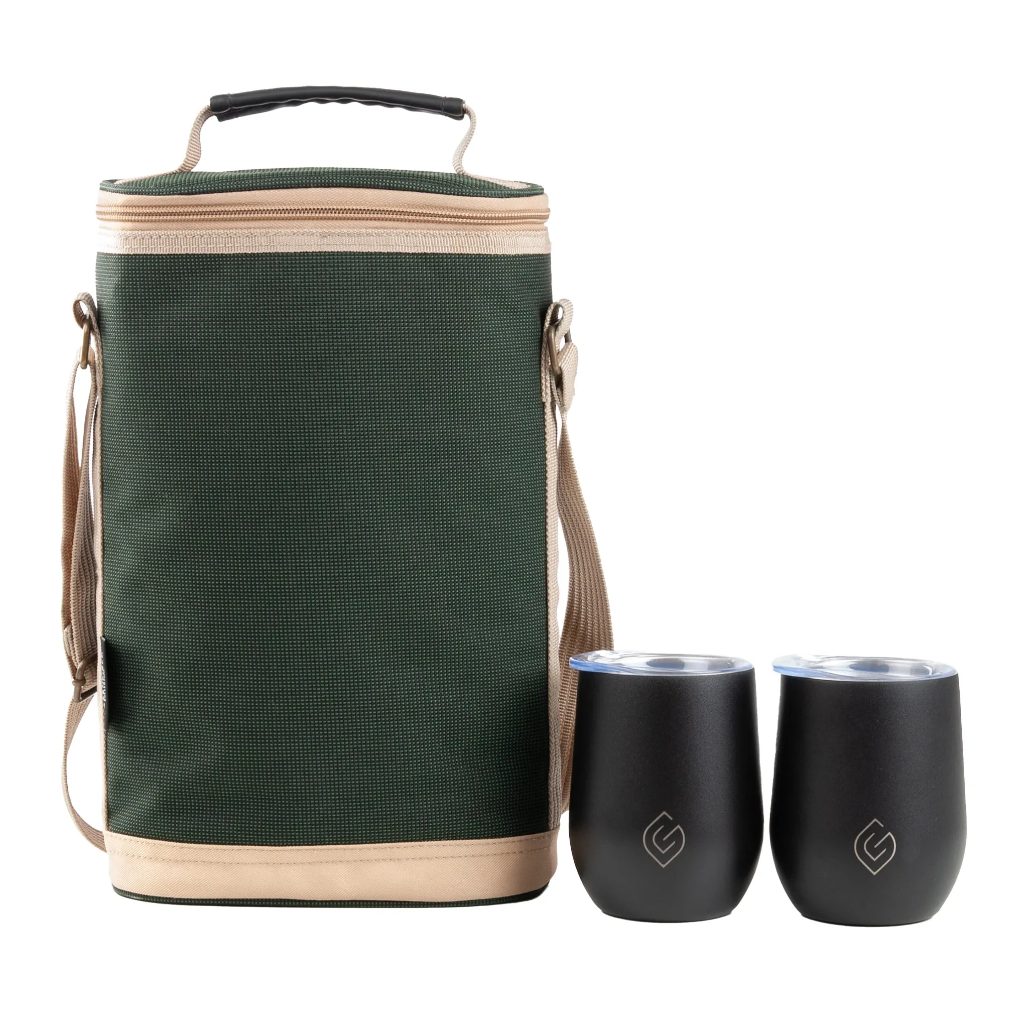 Duo Wine Cooler Bag with Matching Tumbler
