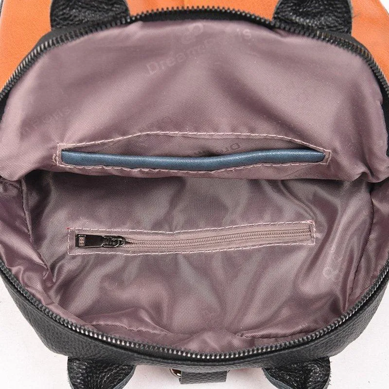 Eccentric Leather Backpack