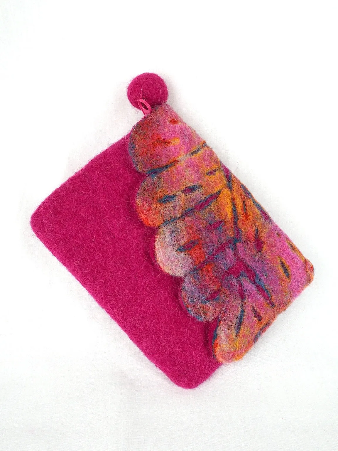 Felt Purse Cerise