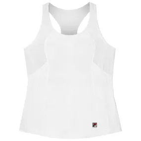Fila Women's Whiteline Racerback Tank - White