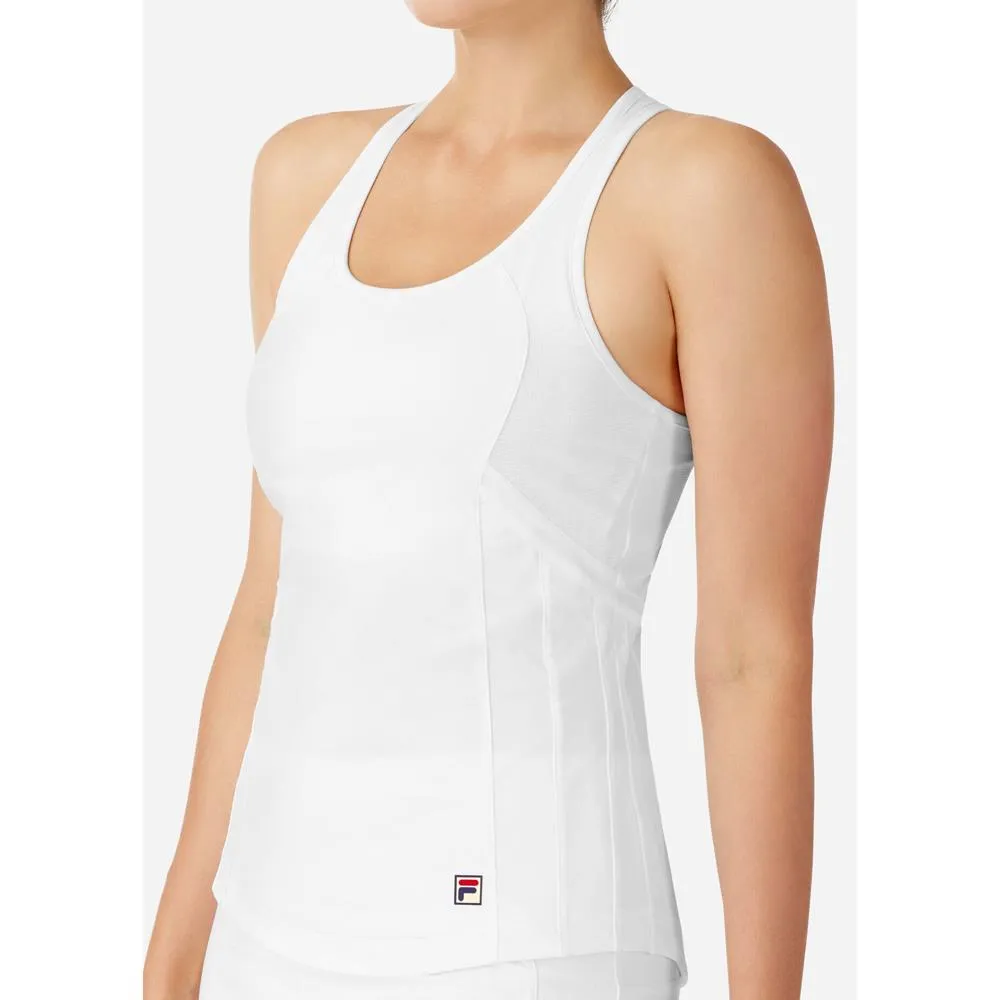 Fila Women's Whiteline Racerback Tank - White