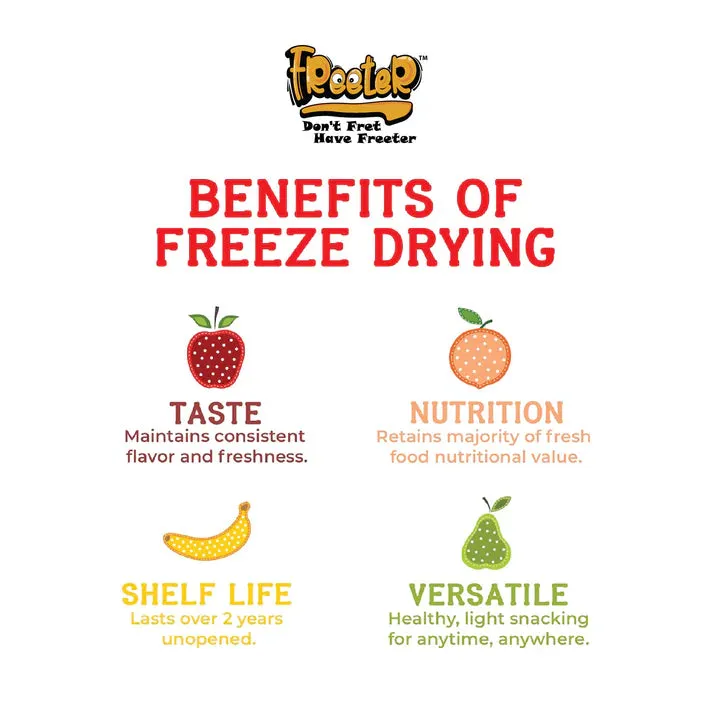 Freeter Munchy Mango |100% Natural Freeze Dried| No Added Sugar| No Preservatives|