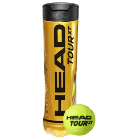 Head Tour XT Tennis Balls (4 Ball Can)