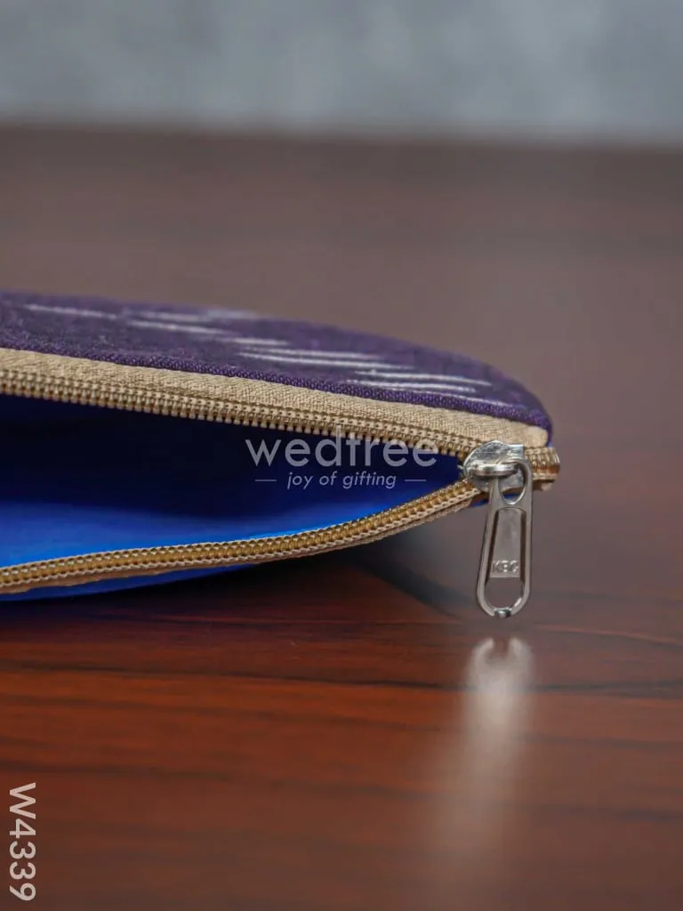 Ikkat Fabric Purse - W4339