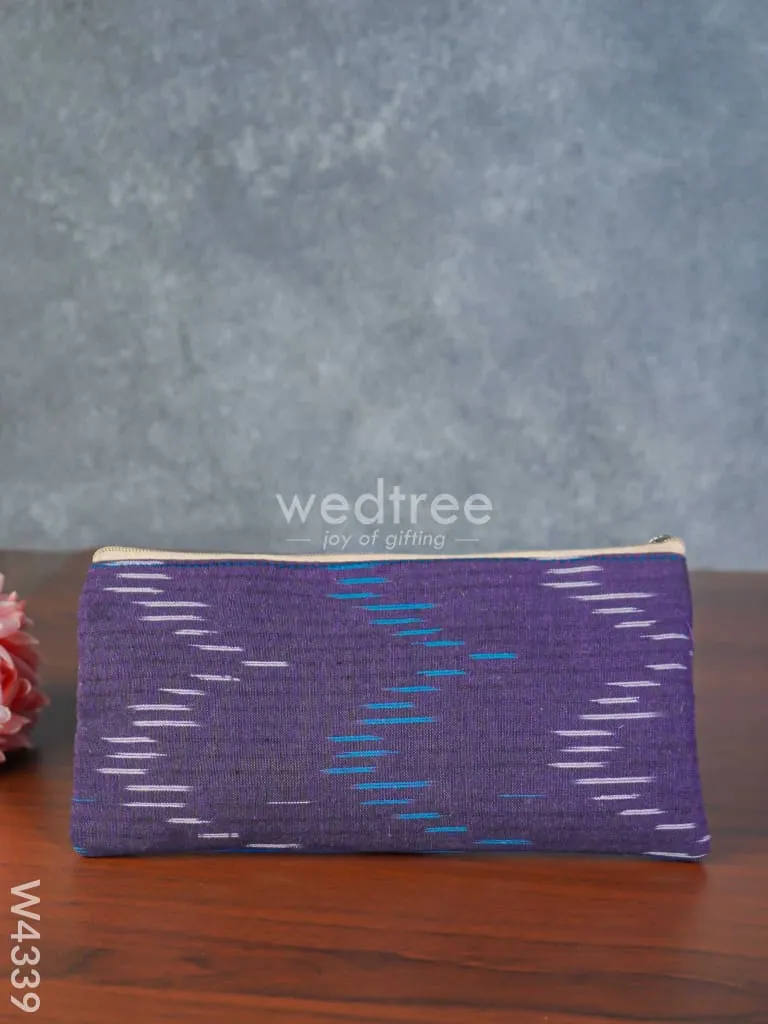 Ikkat Fabric Purse - W4339