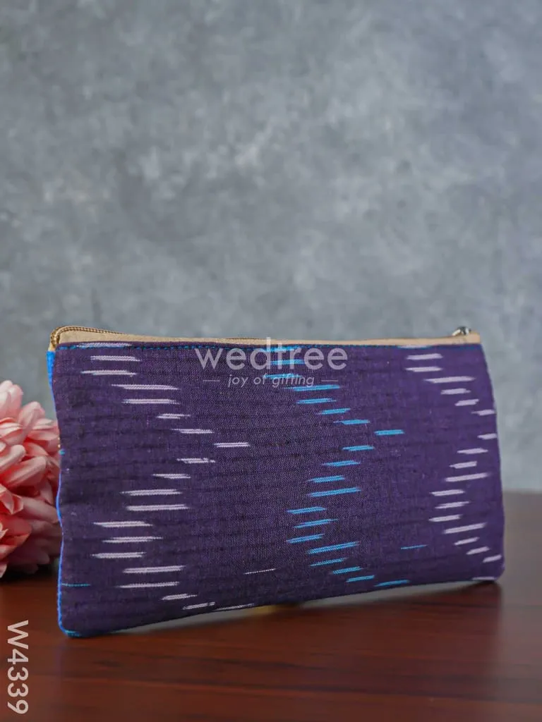 Ikkat Fabric Purse - W4339