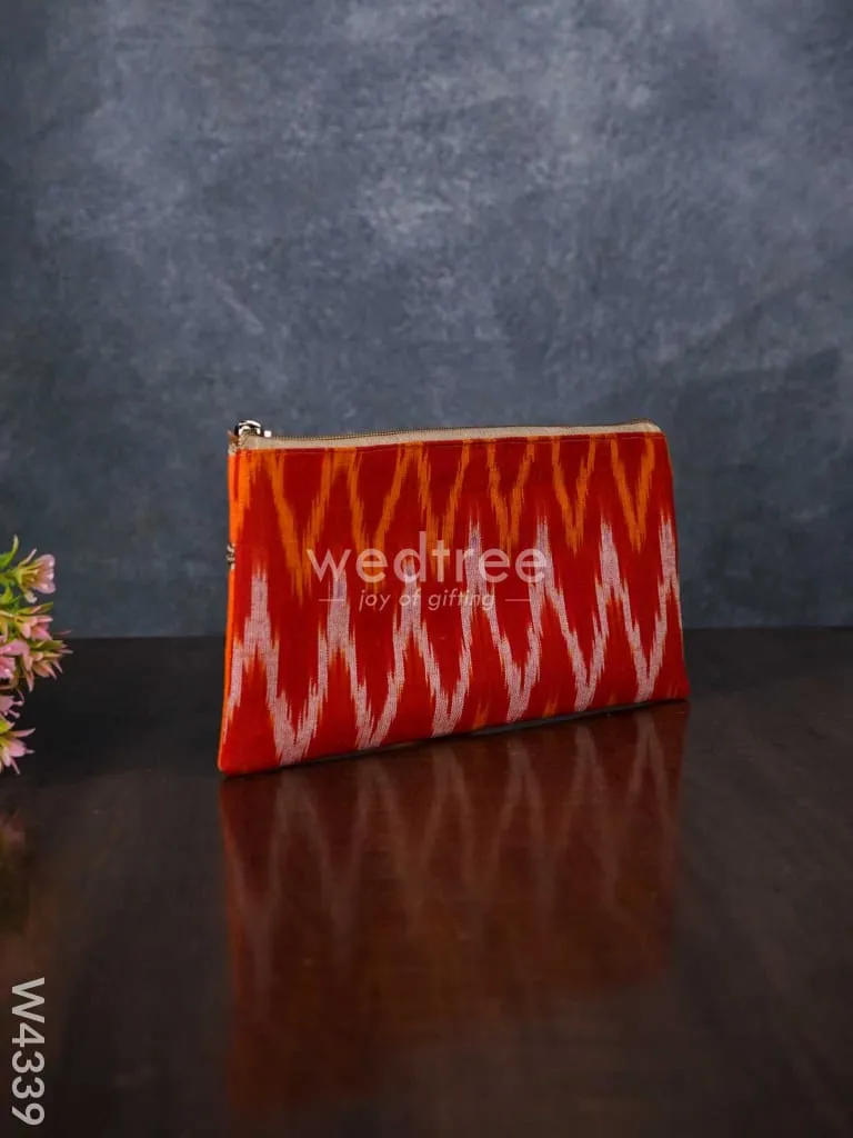 Ikkat Fabric Purse - W4339
