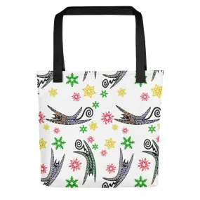 Jumping Cats Xmas Tote bag
