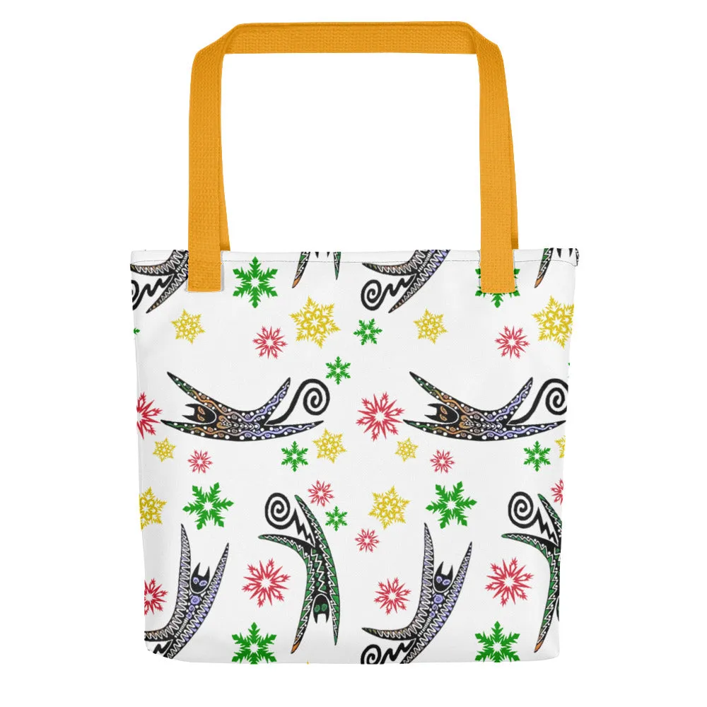 Jumping Cats Xmas Tote bag