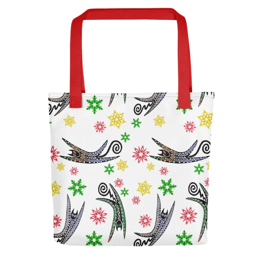 Jumping Cats Xmas Tote bag