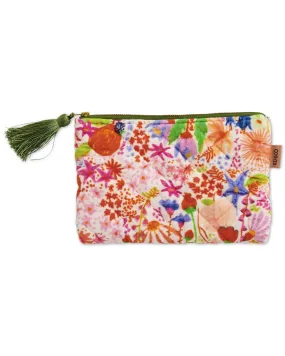 Kip & Co Velvet Cosmetic Purse - Meandering Meadow