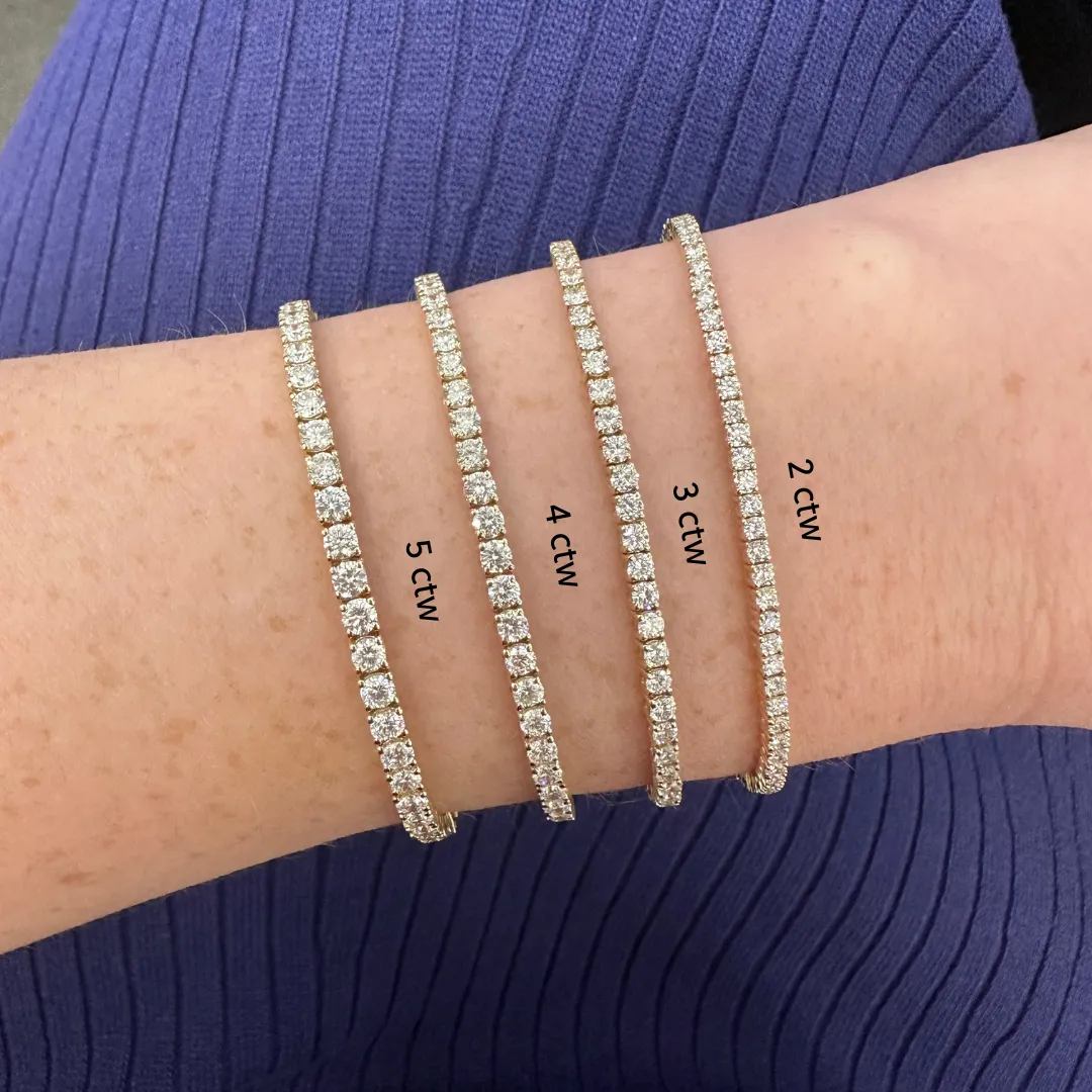 Lab Grown Diamond Tennis Bracelet