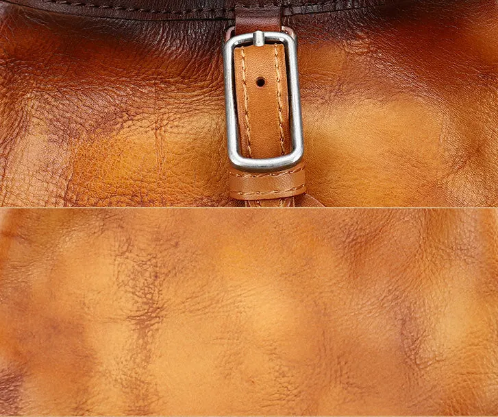 Ladies Shoulder Bucket Bag Leather Crossbody Bag For Women