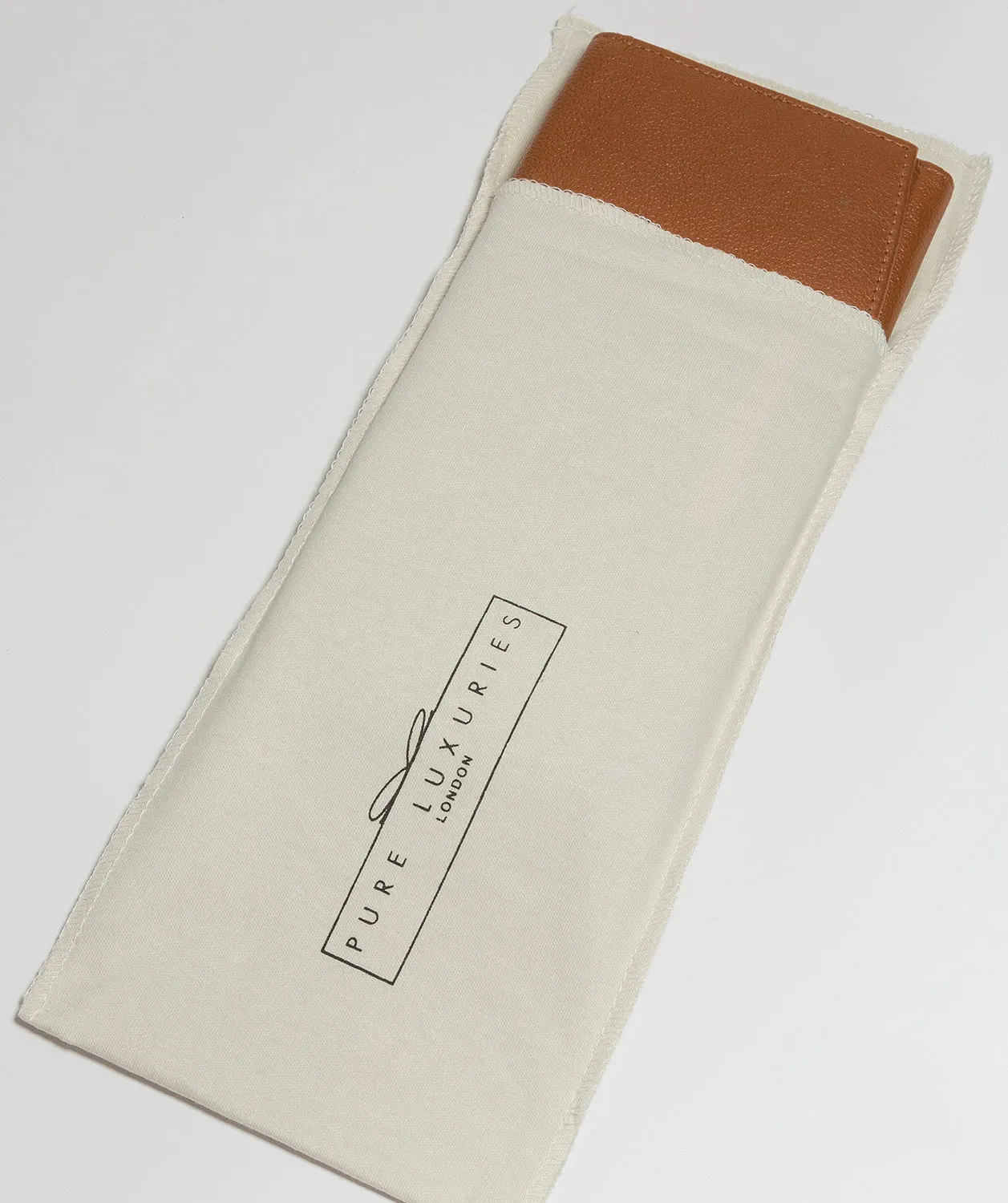 'Lark' Tan Leather Purse