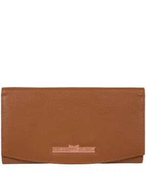'Lark' Tan Leather Purse