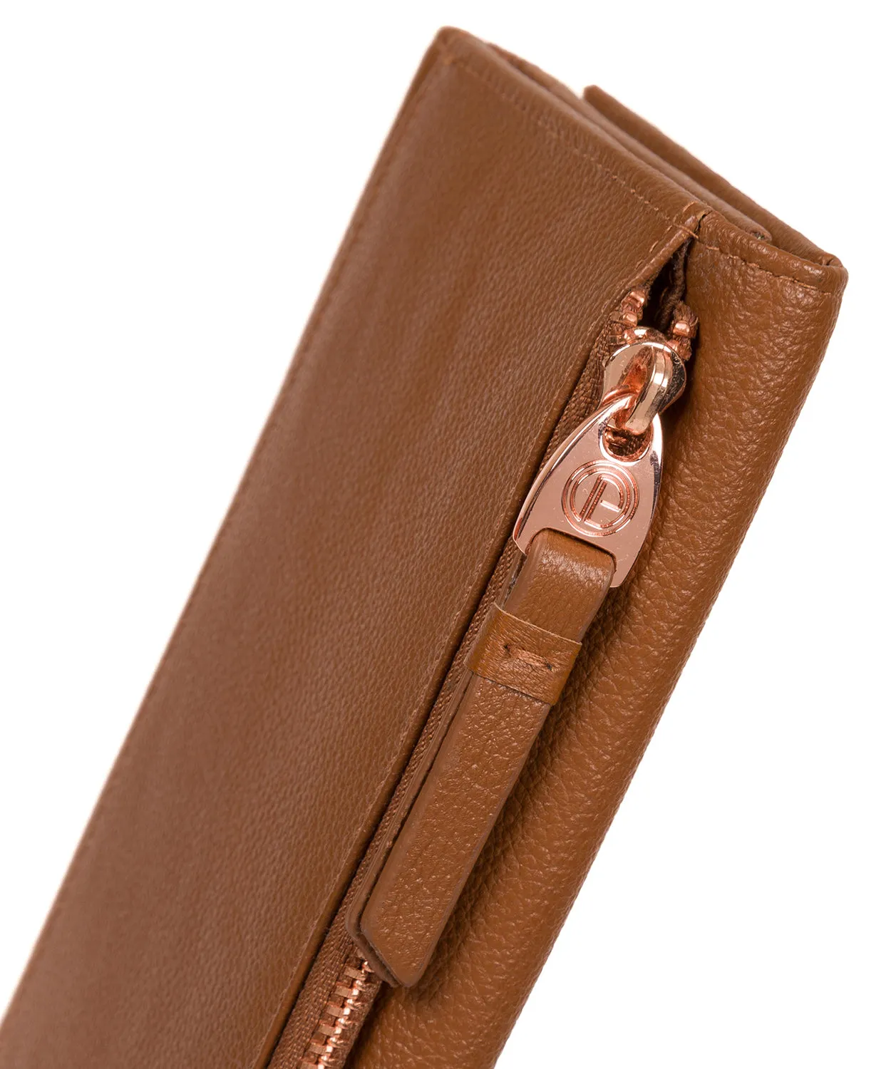 'Lark' Tan Leather Purse
