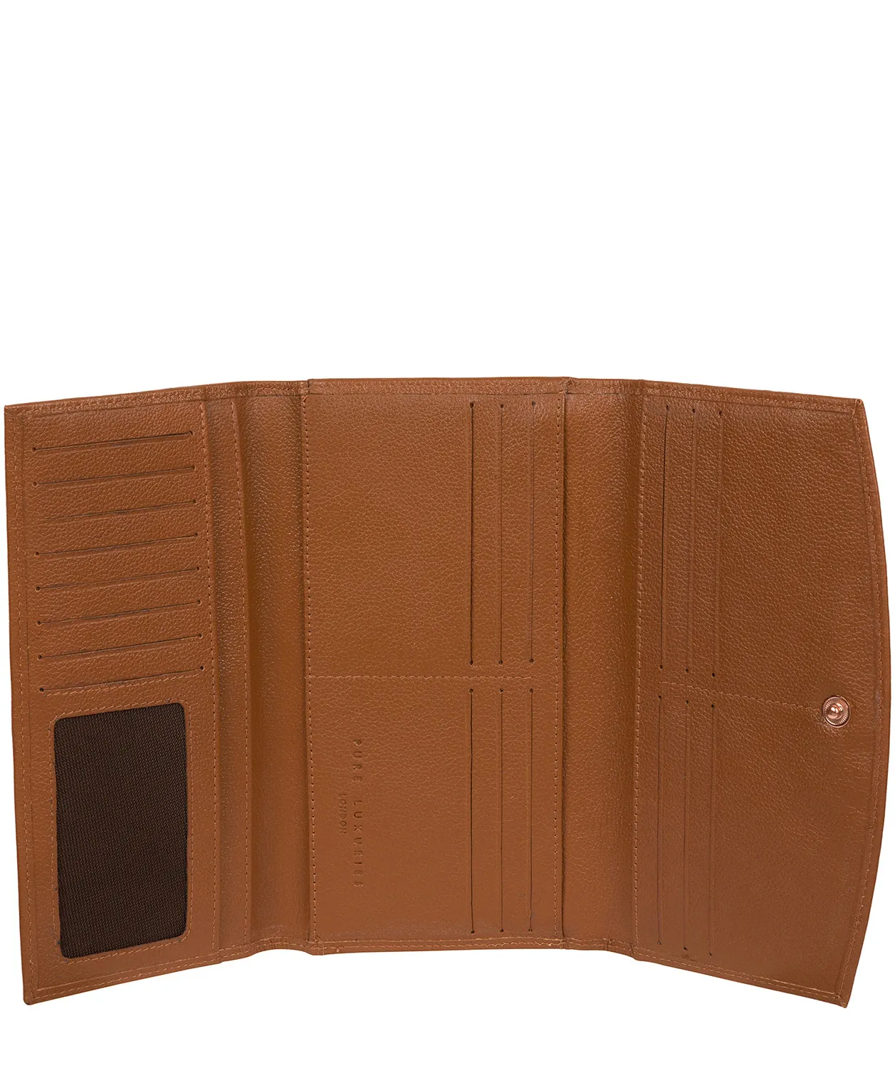 'Lark' Tan Leather Purse