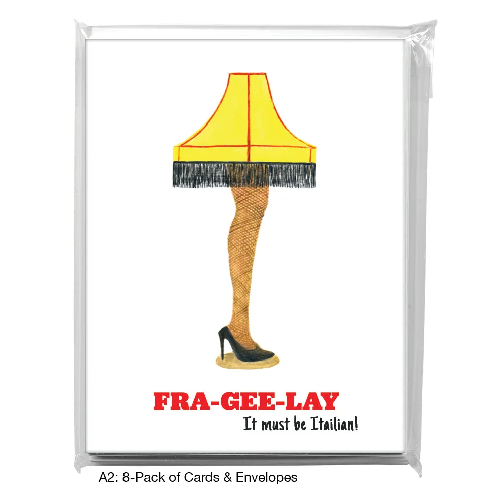 Leg Lamp, Greeting Card (8120D)
