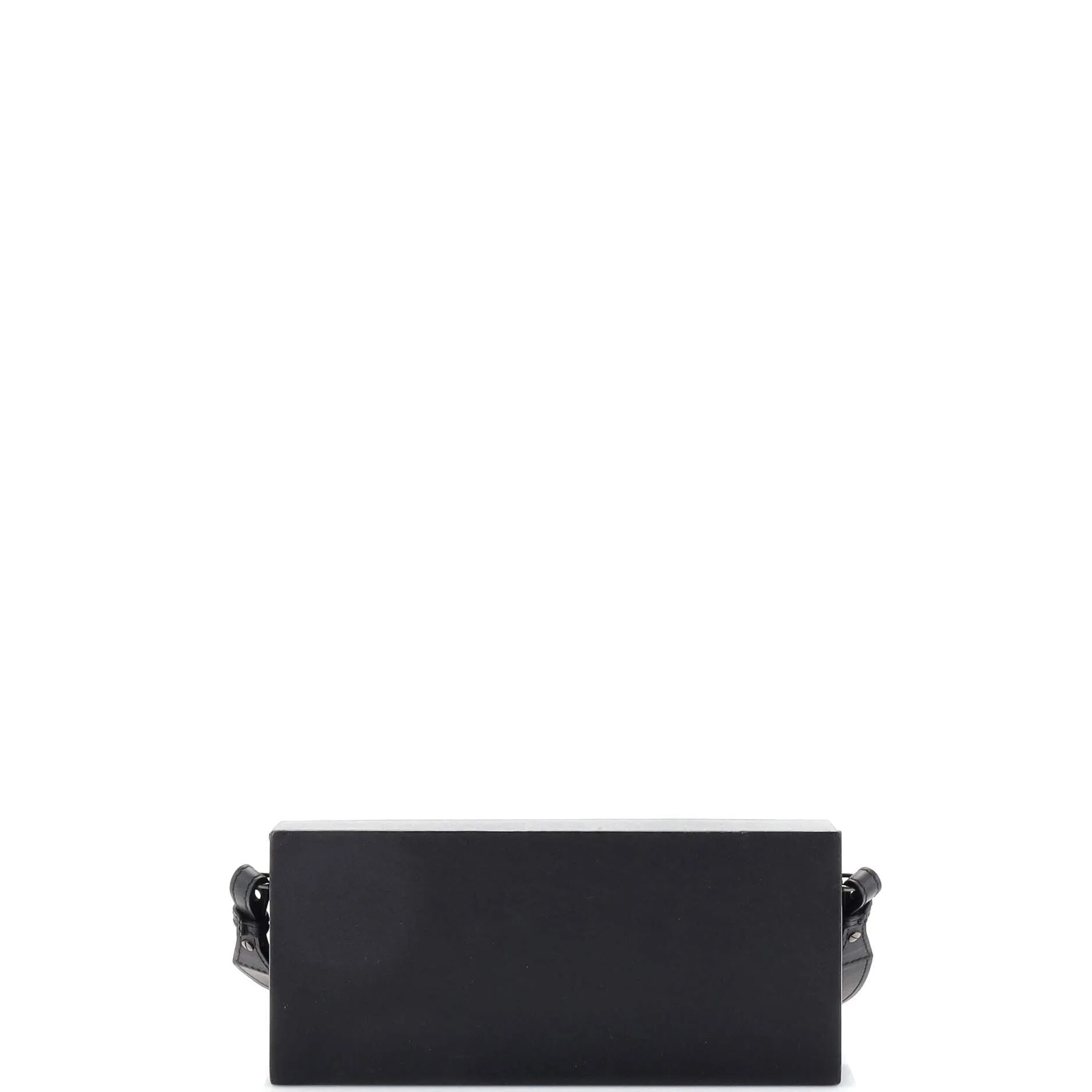 Logo Horizontal Box Crossbody Bag Leather